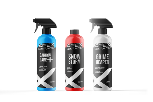 Ultimate Car Care Trio: Carbon Care, Grime Reaper, and Snow Storm